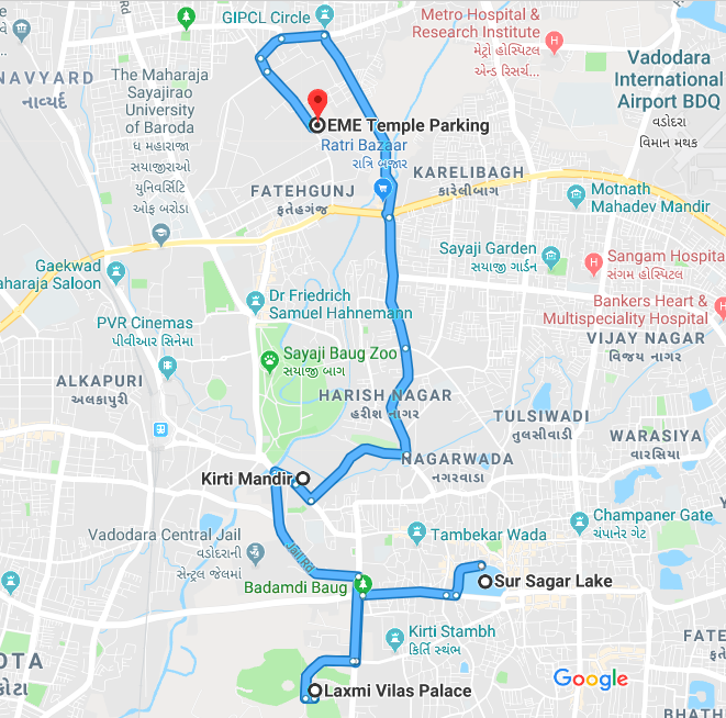 How to spend one day in Vadodara Namaste! Gozo cabs journey across