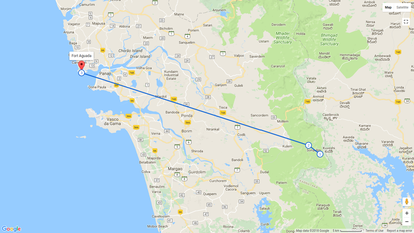 Spend one day in Goa