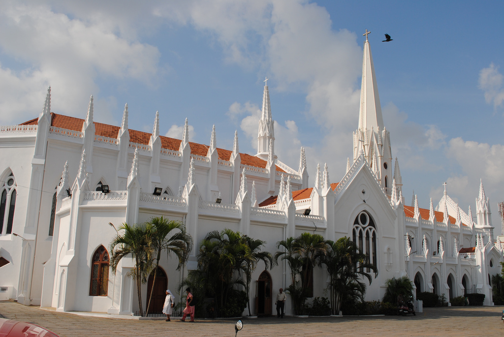 How to reach St Thomas Cathedral in Chennai? Namaste! Gozo cabs