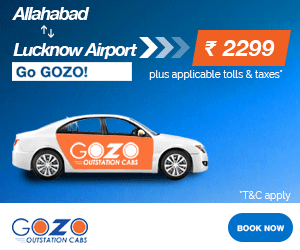 Allahabad-Lucknow airport Cheapest oneway outstation cabs