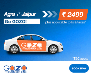 Agra-Jaipur Cheapest oneway outstation cabs